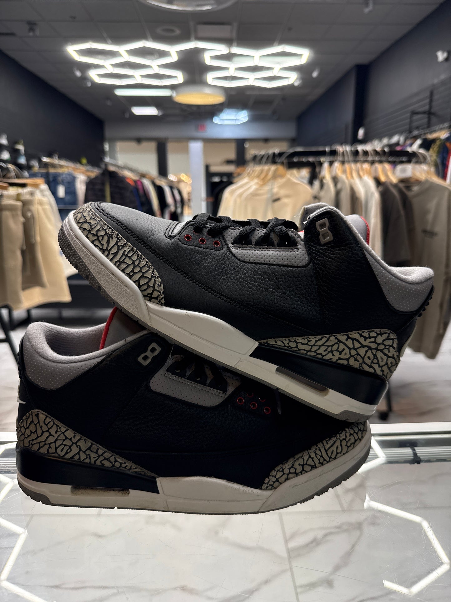 Jordan 3 Black Cement (2018) USED NO BOX