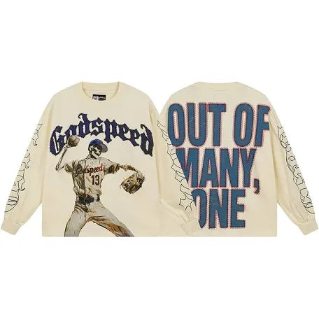 GodSpeed Cream “Strikeout” LongSleeve