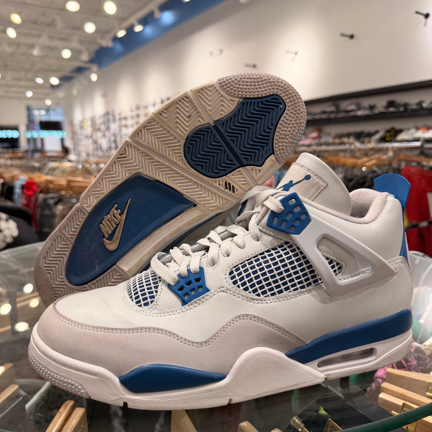 Jordan 4 Military Blue Used No Box