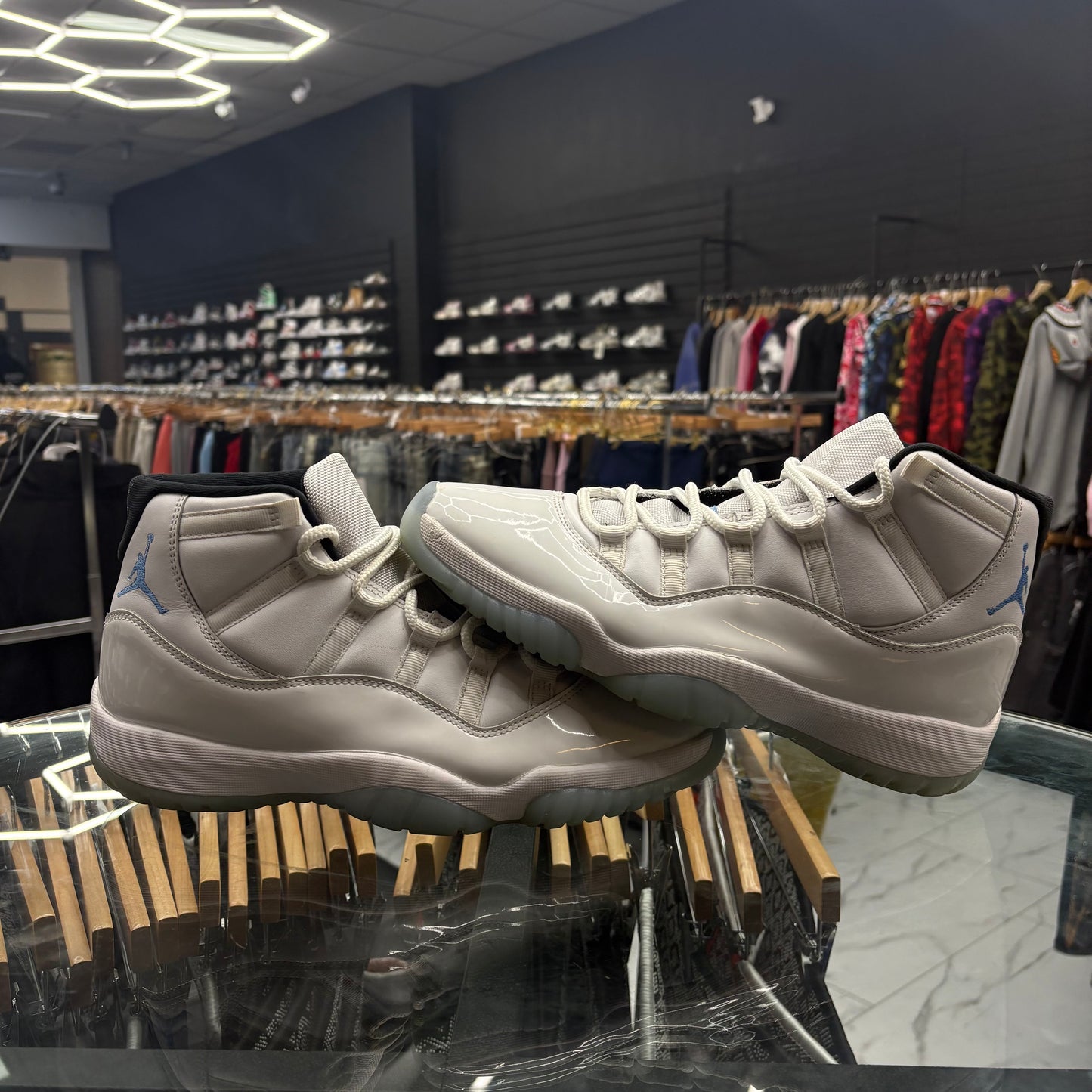 Jordan 11 Legend Blue Used No Box No Soles