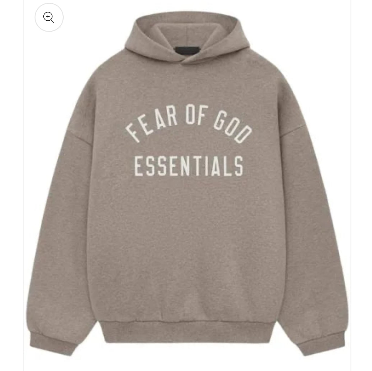 Essentials #16# Heather Gray Fleece Hoodie