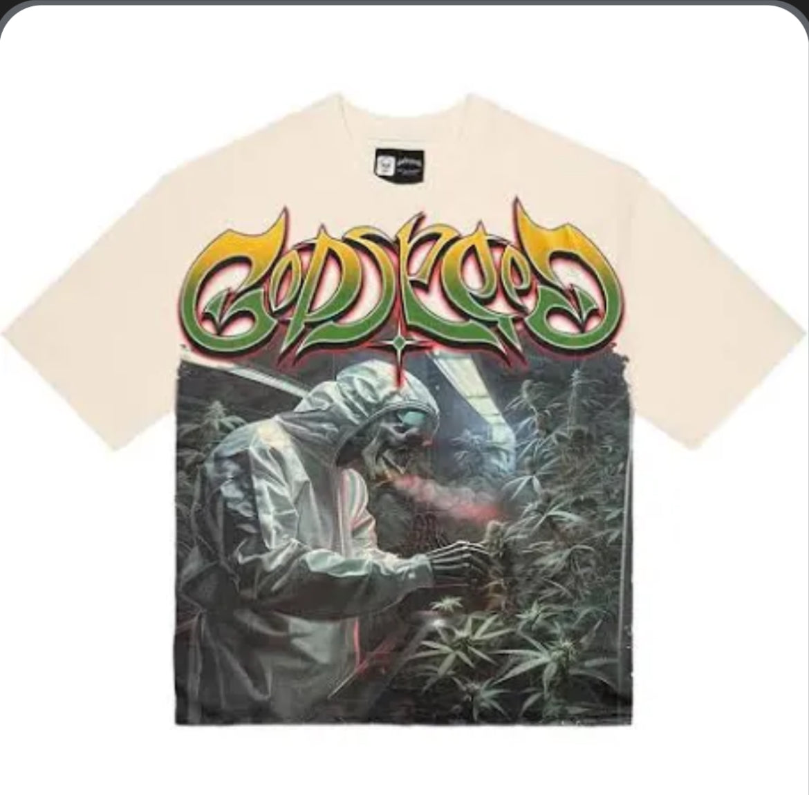 God speed cream farmer tee