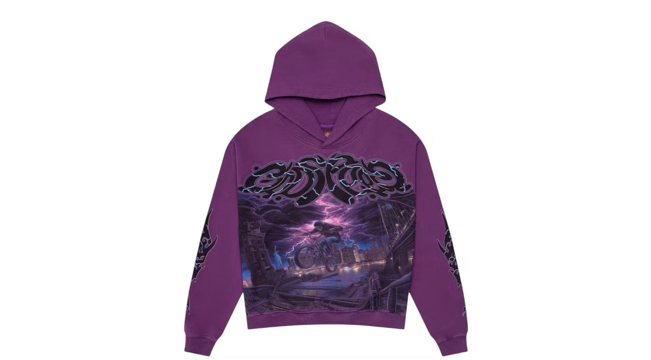 Godspeed Purple BMX Hoodie