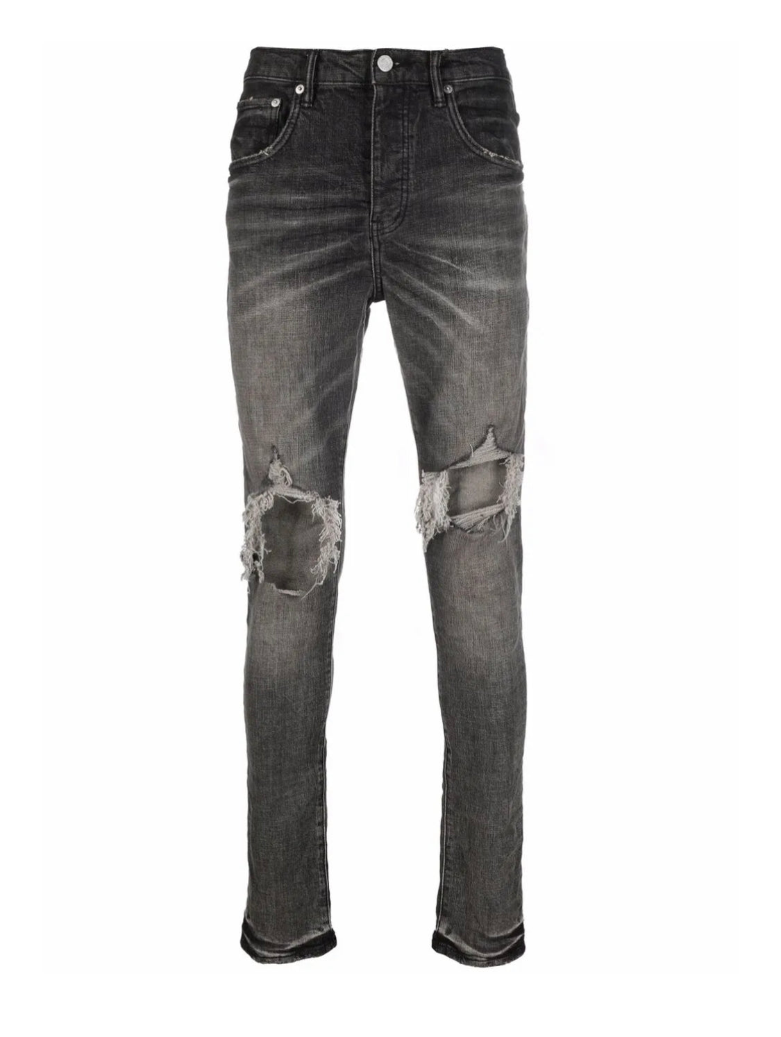 Purple Brand Jeans Grey/dirty Knee Blowout