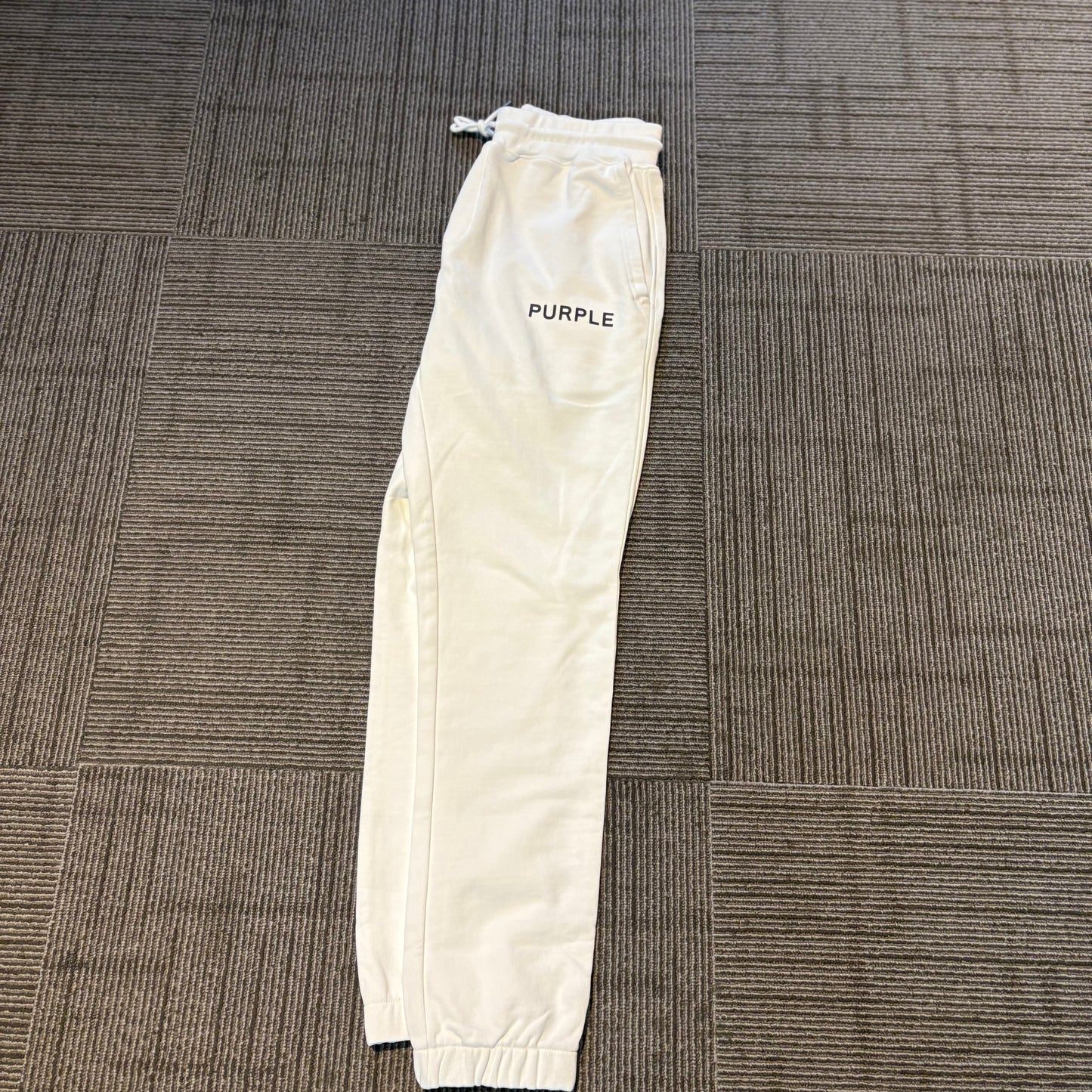 Purple Brand All White Sweatpants