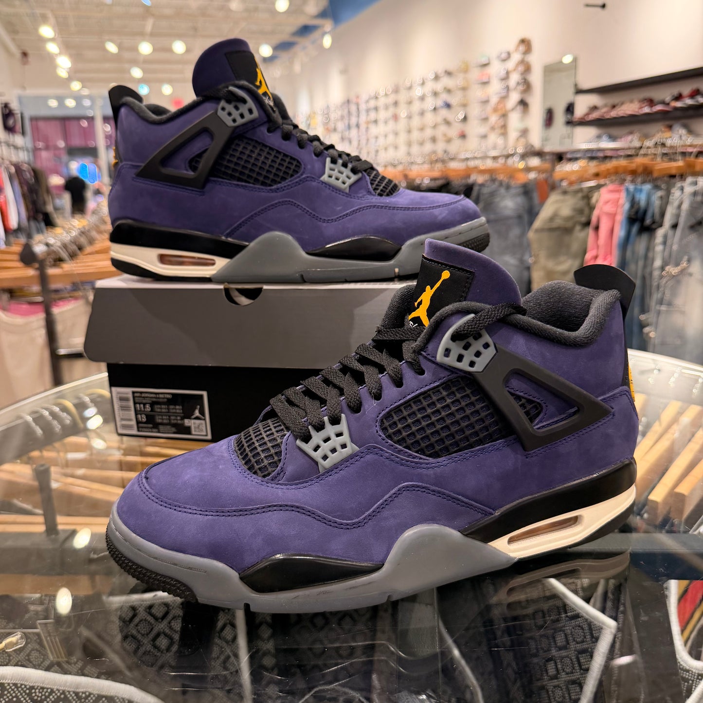 Jordan 4 Laker Used With Box