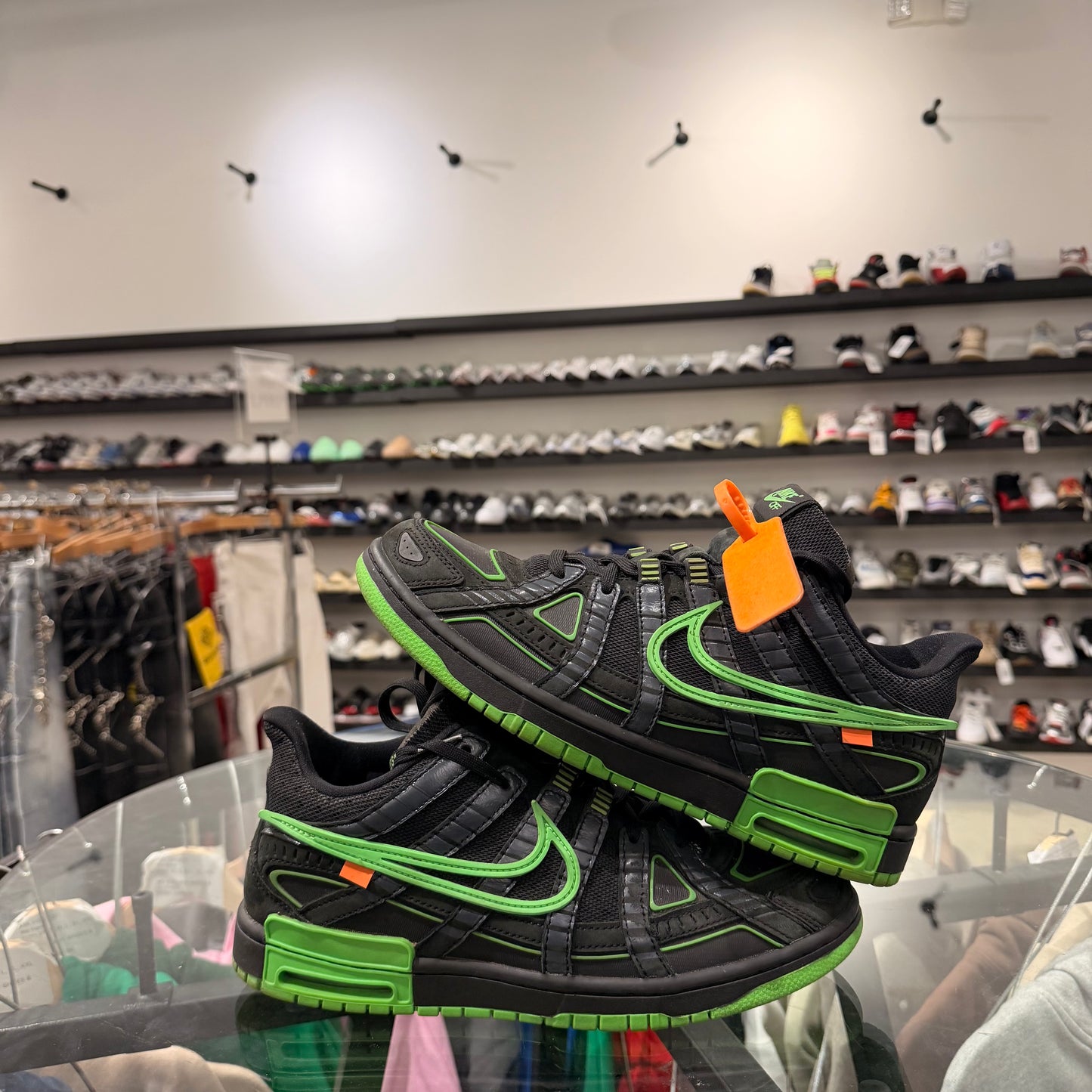 Nike Dunk Off White Green Strike USED NO BOX