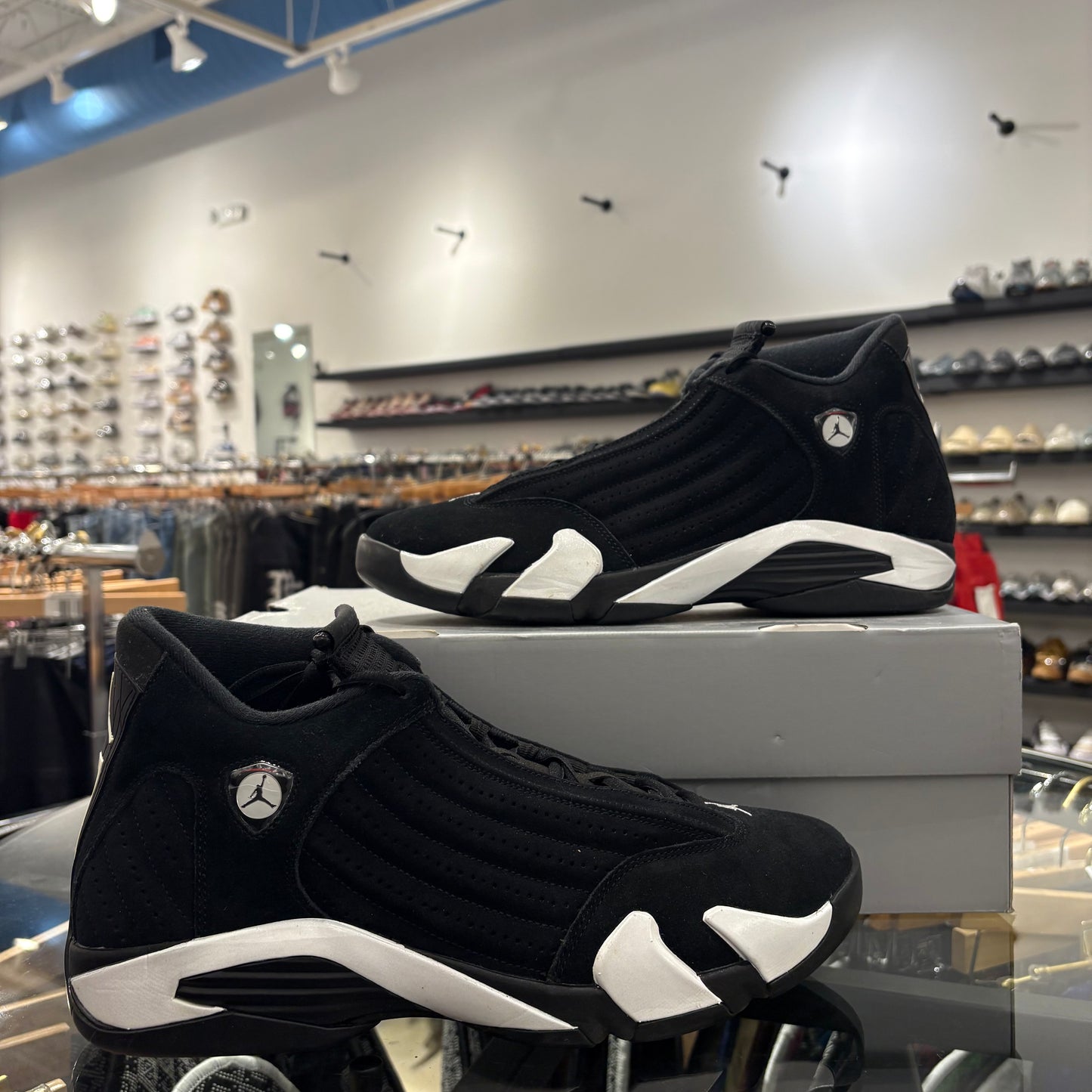 Jordan 14 Black White ‘Panda’ USED W BOX