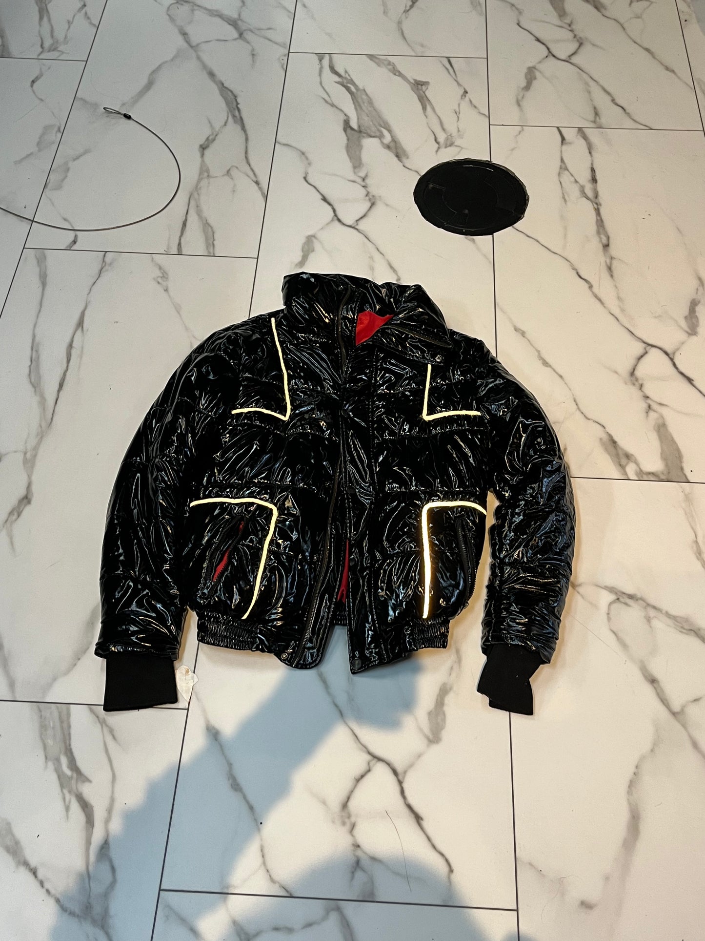 Milano Leather puffer