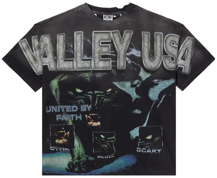 Vale forever faith bling black tee