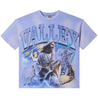 Vale forever holy metal bling Periwinkle tee
