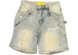 Guapi Cross Denim Shorts