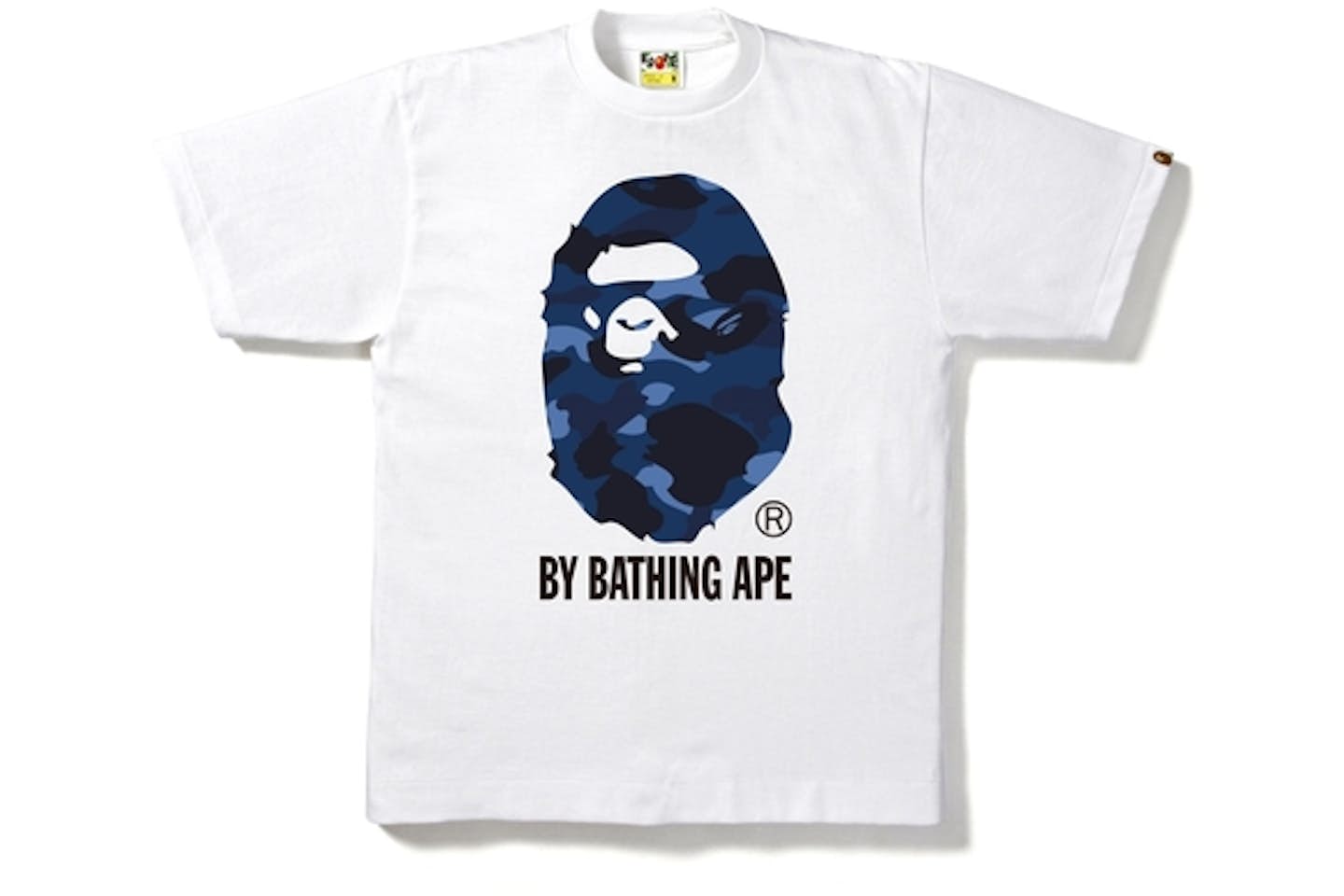 BAPE Color Camo By Bathing White/Blue Tee