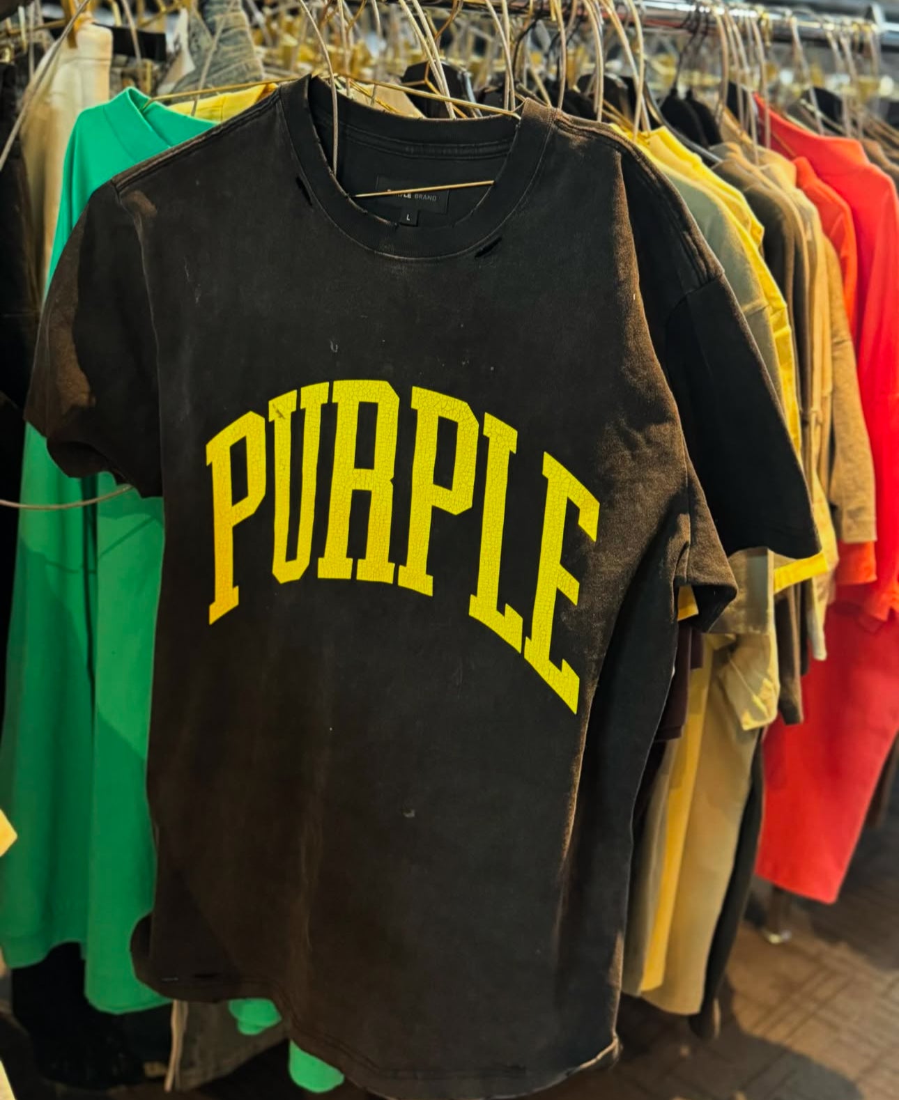 Purple brand tee