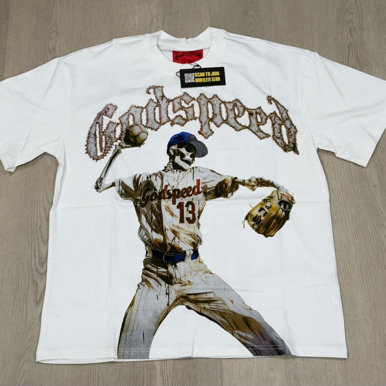 Godspeed Strike Out White Tee