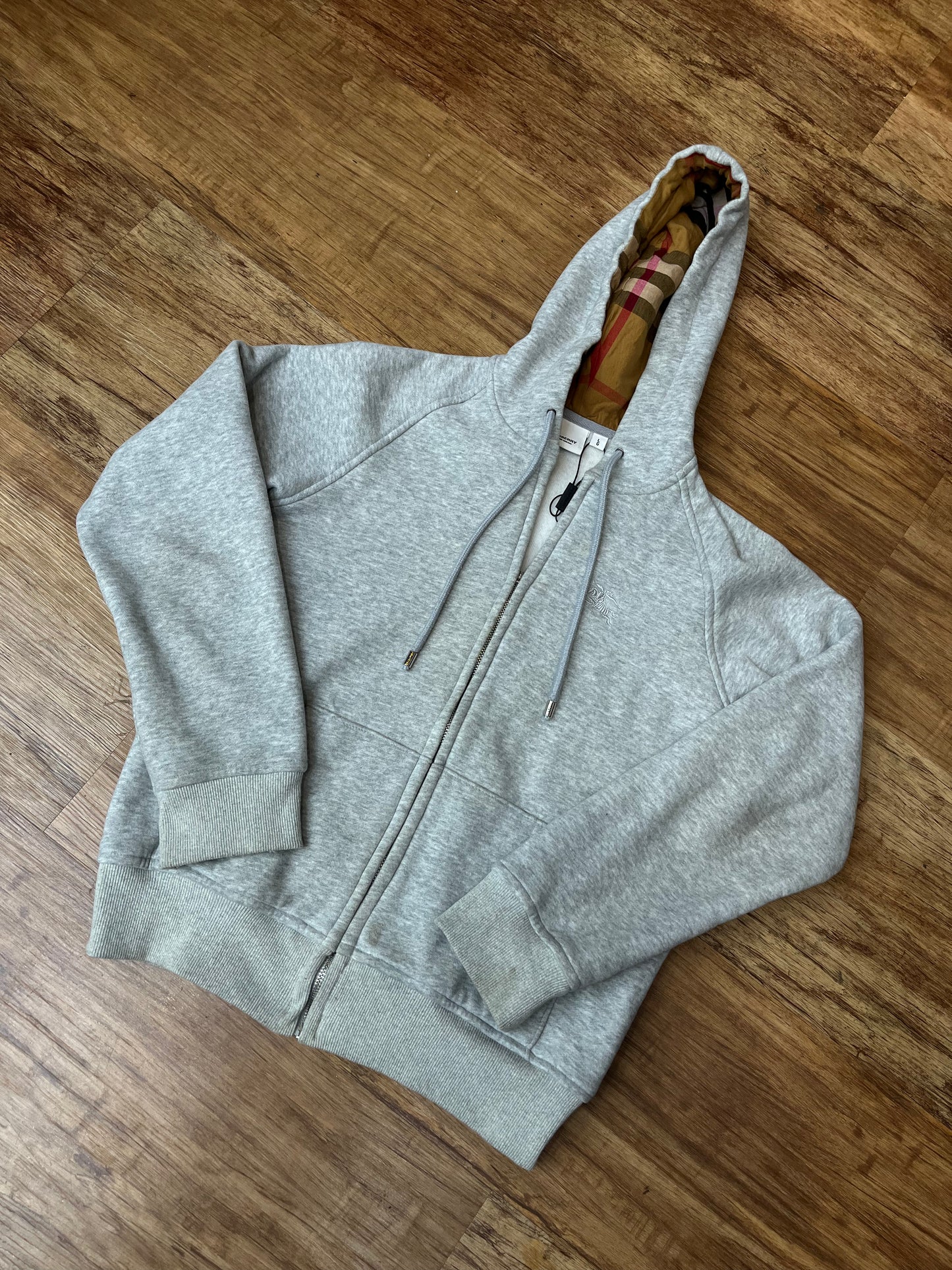 Burberry zip up pre-owned flawed zipper