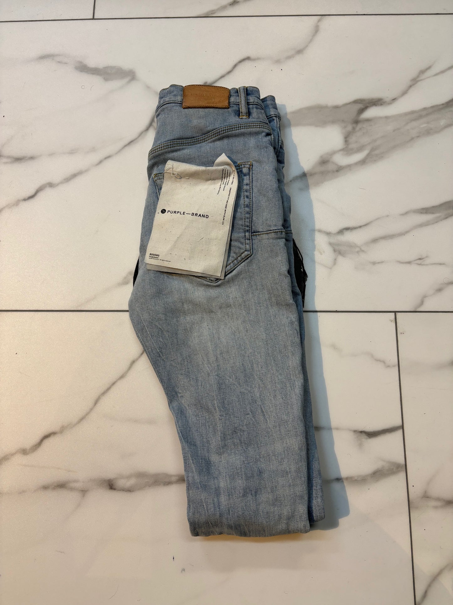 Purple jean blowout