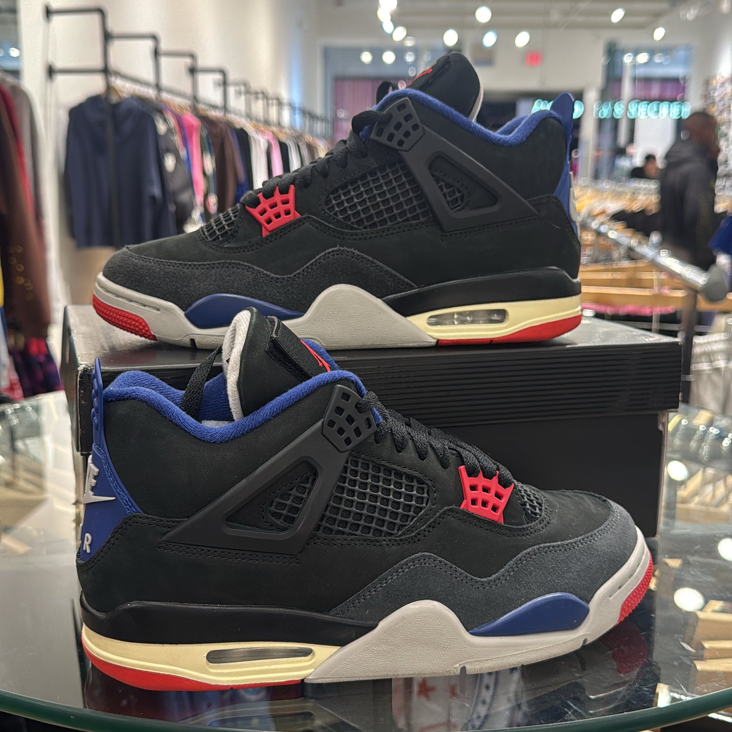 Jordan 4 Rare Air Used With Box