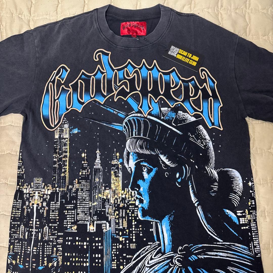 Godspeed black liberty skyline tee