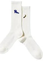 Kaws White Banana Socks