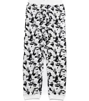 Bape ABC Grey Camo Cyrstal Stone Sweatpants