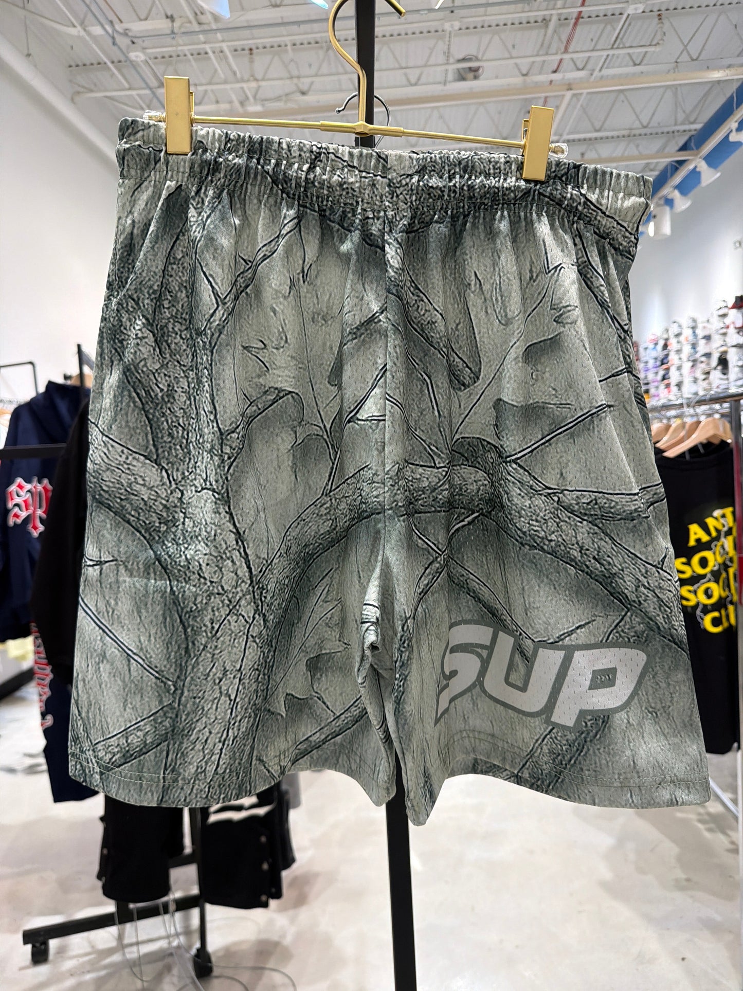 Sup Green Camo Shorts