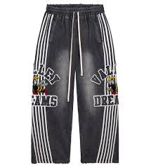 Valley Black White Tracks Sweatpants