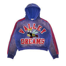 Valley Purple Bee Pullover Hoodie