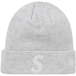 Supreme Grey S New Era Beanie
