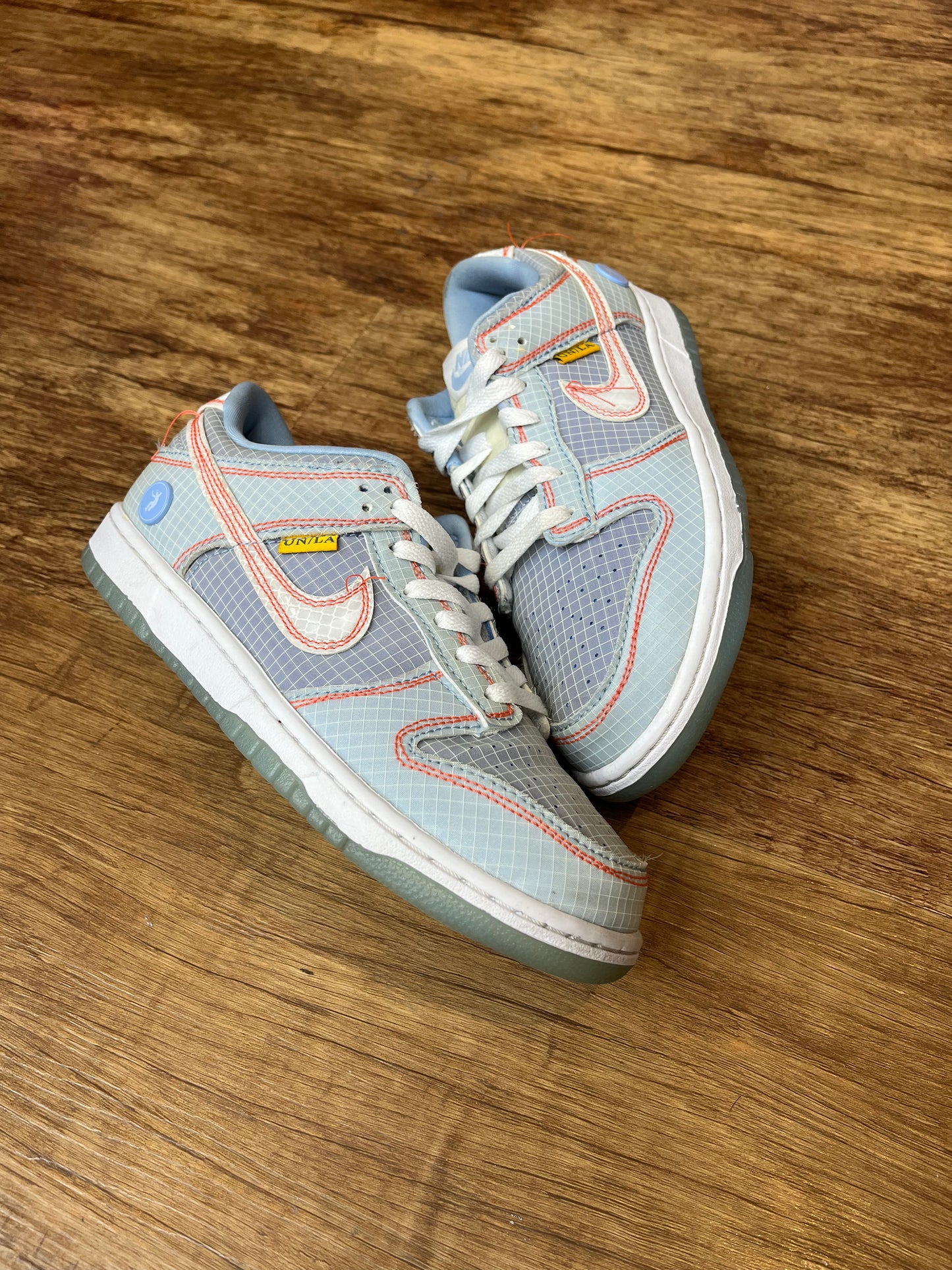 Nike dunk low union passport pack argon used no box