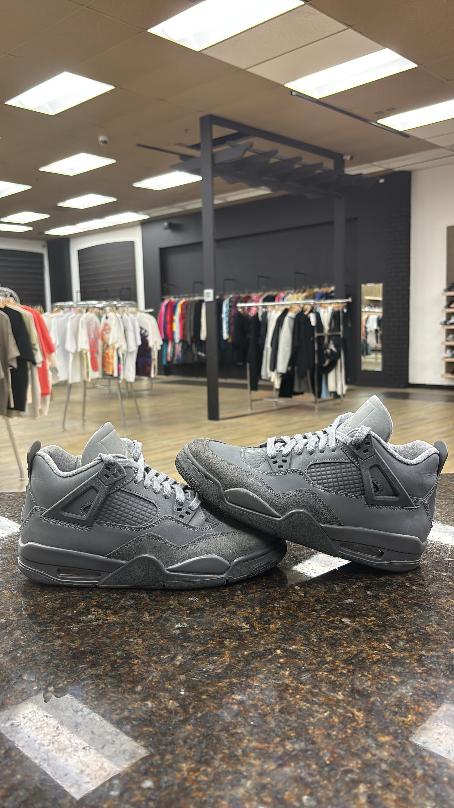 Jordan 4 ‘Wet Cement’ USED NO BOX