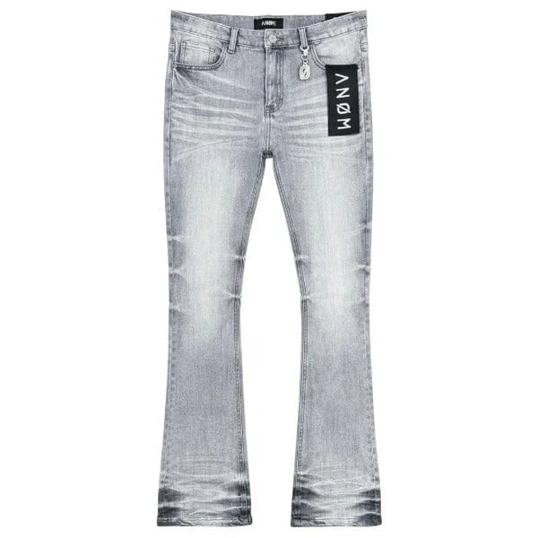Anom Aura Stacked Light Gray jeans