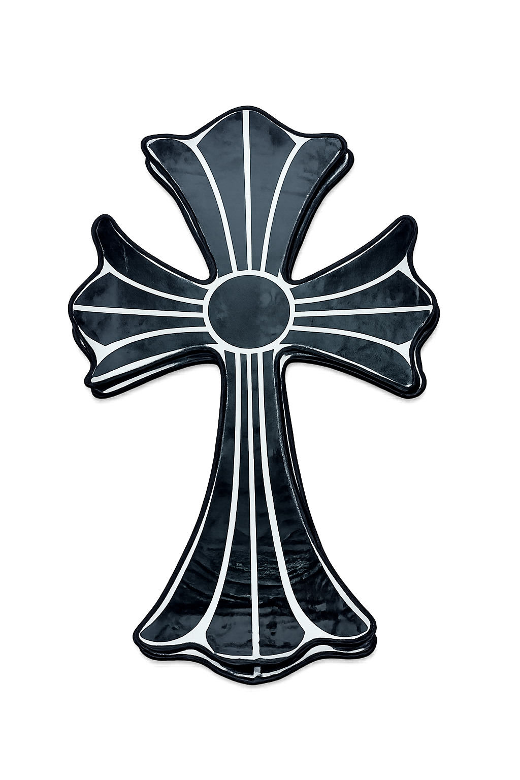 Chrome Heart Black Cross Rug