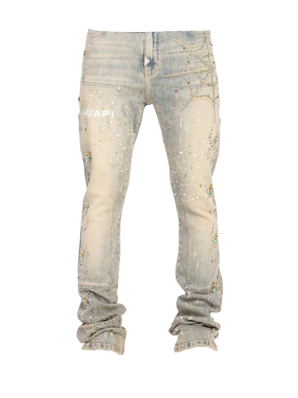 Guapi Emerald Spider Denim Jeans