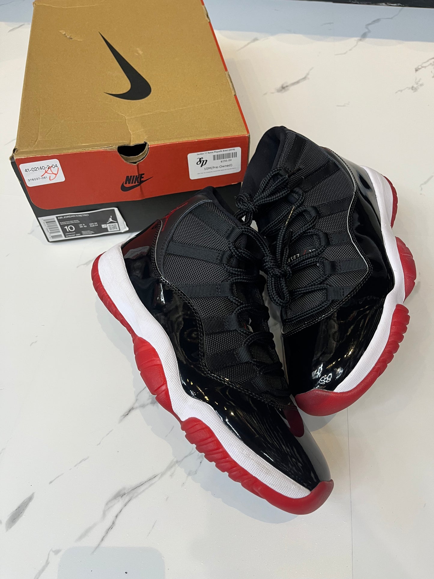 Jordan 11 bred Used with box