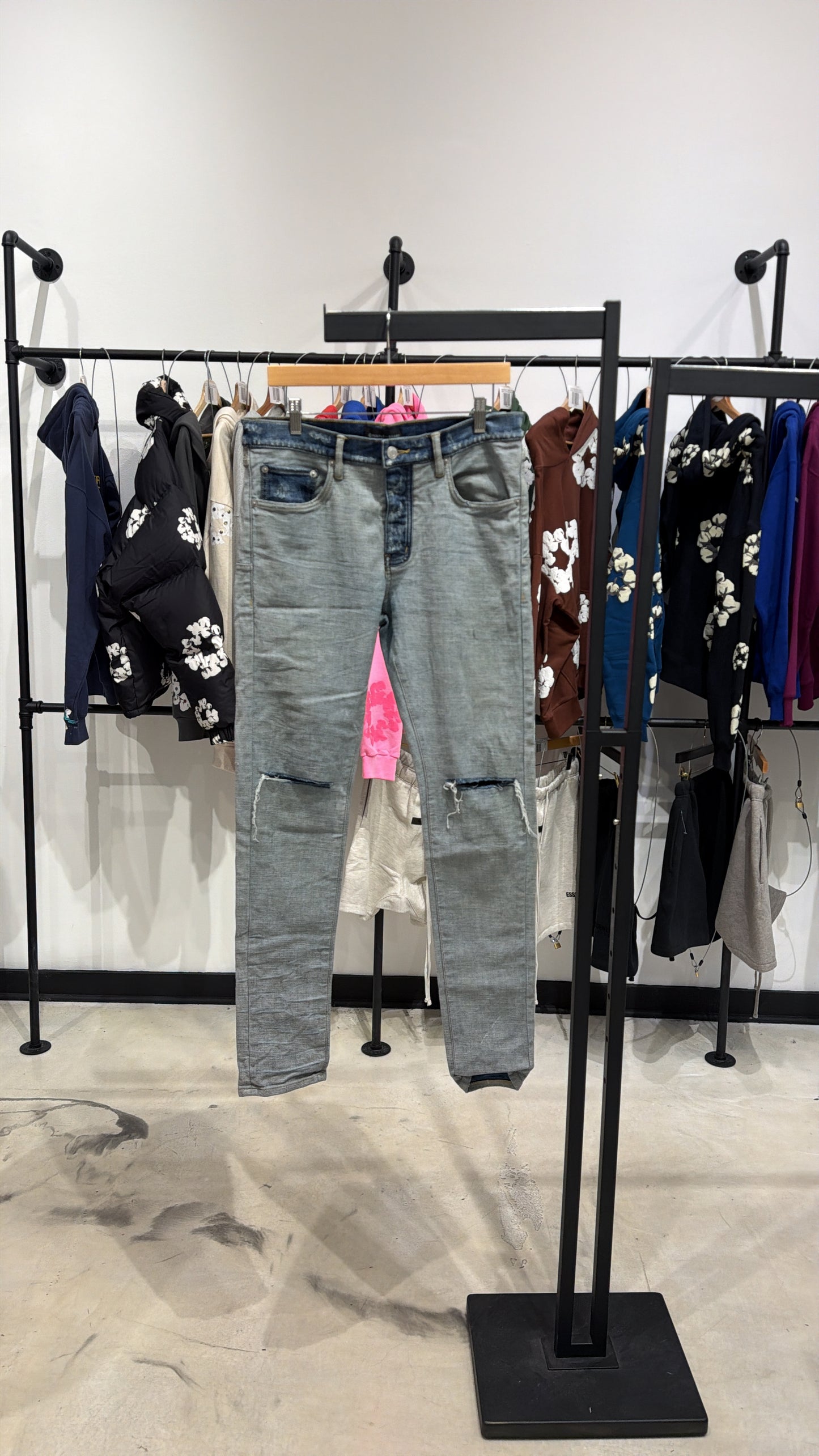 Purple jeans Used With No Tags