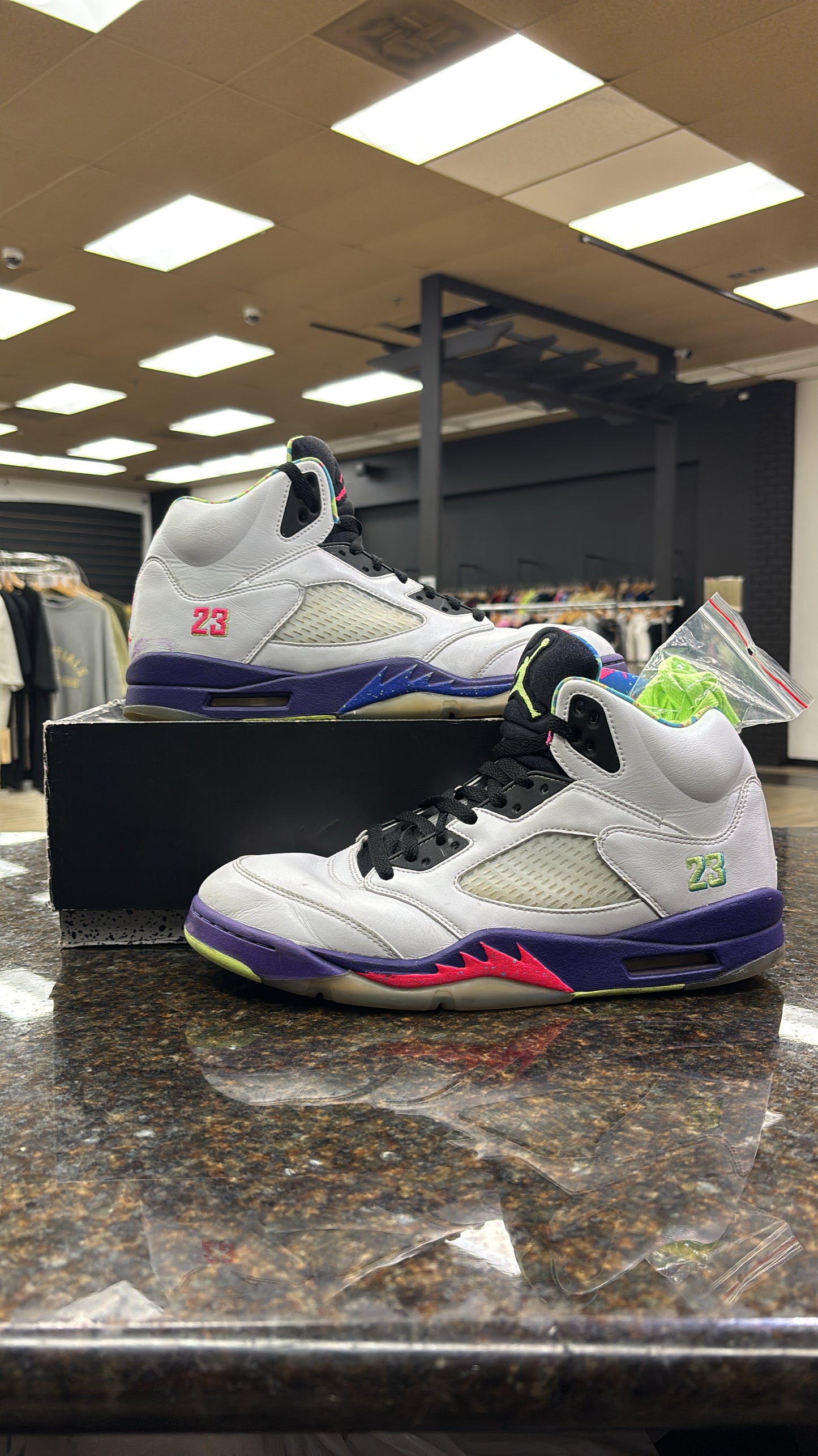 Jordan 5 Fresh Prince Preowned with box
