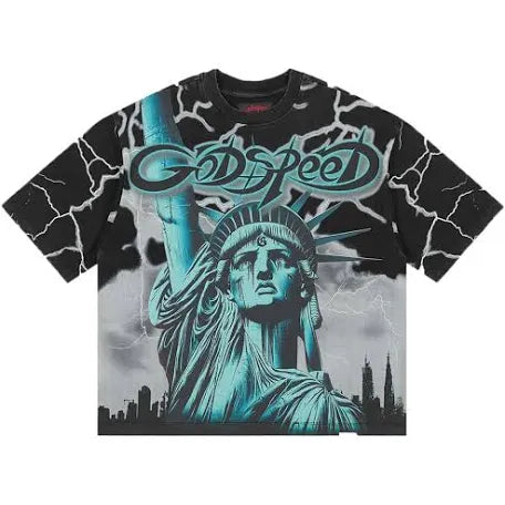 Godspeed Voltage Wolf Grey Tee