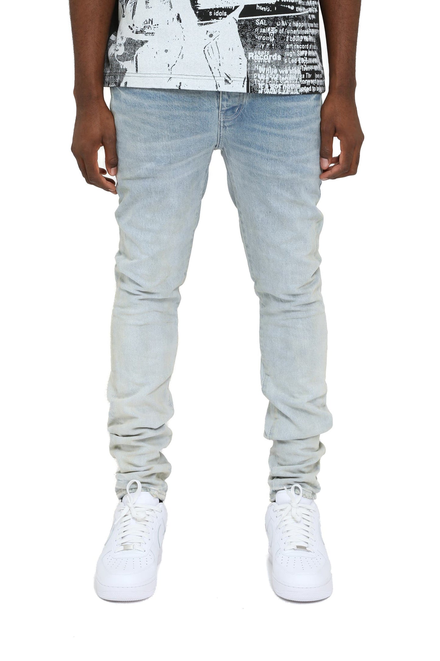 Purple Brand Rhone Fade Skinny Jeans
