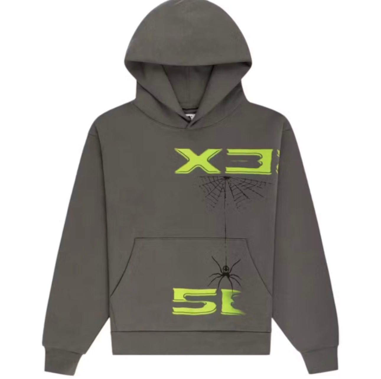Sp5der 5Ex Slate Grey Hoodie