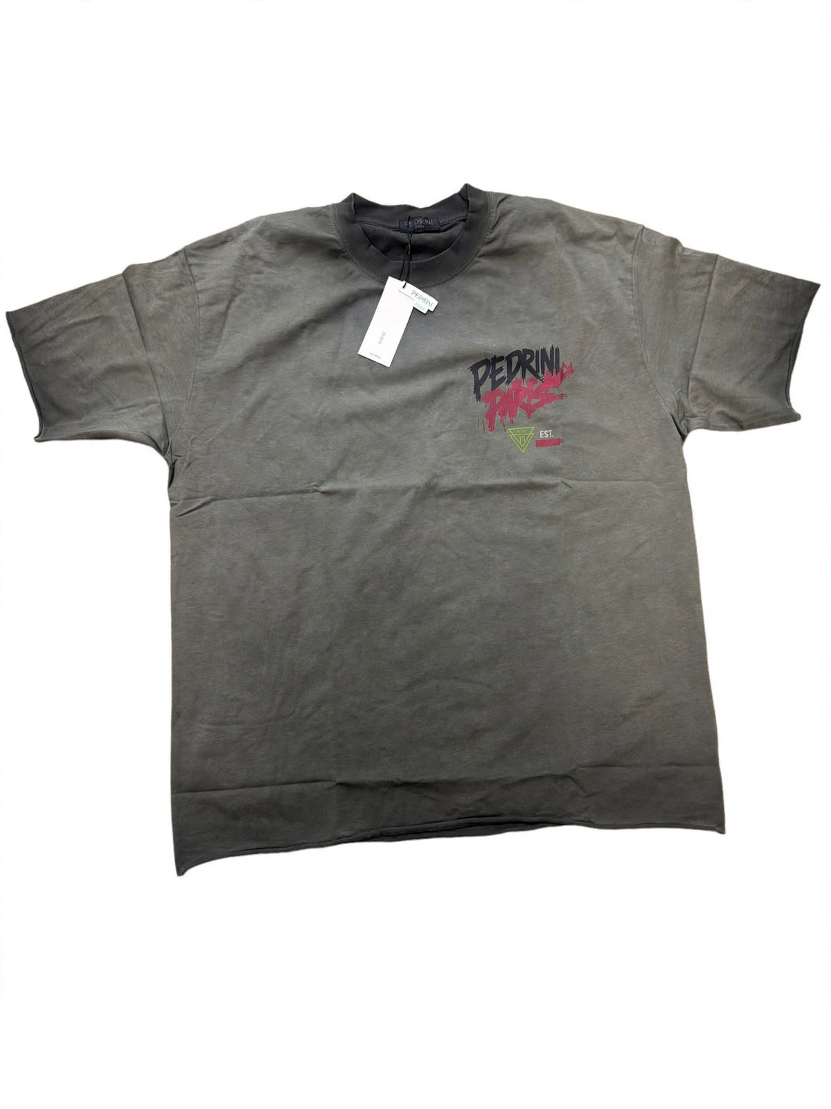 Pedrini Paris Dark Green “Painted Paris” Tee