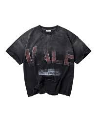 Vale Faded Logo Black Tee