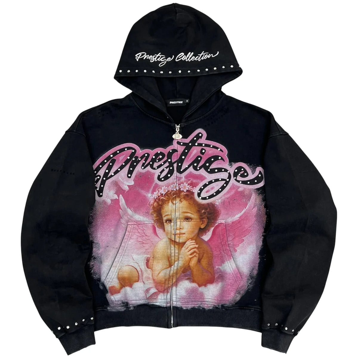 Prestige Pink Angel Zip-up hoodie