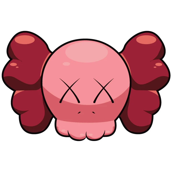 KAWS Red Head Rug