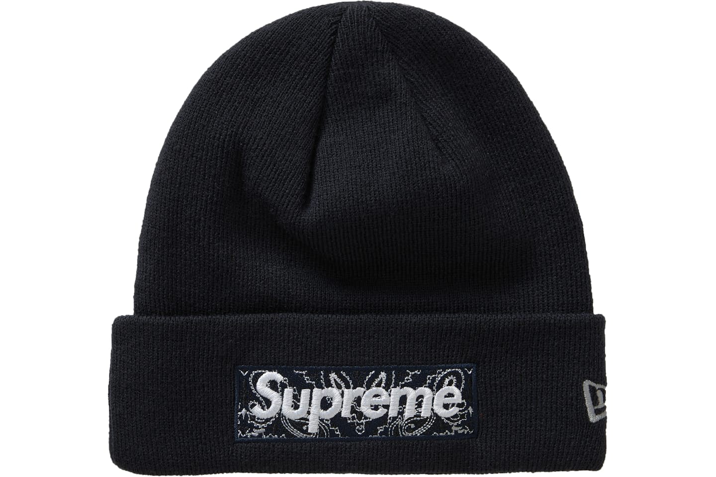 Supreme New Era Box Logo Beanie (FW19) Black
