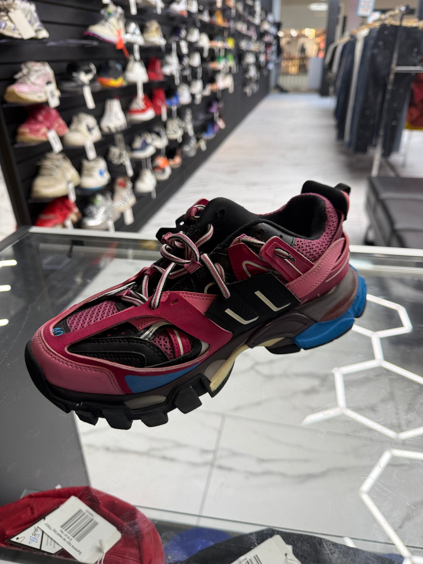 Balenciaga Tracks ‘pink & Blue’ USED NO BOX