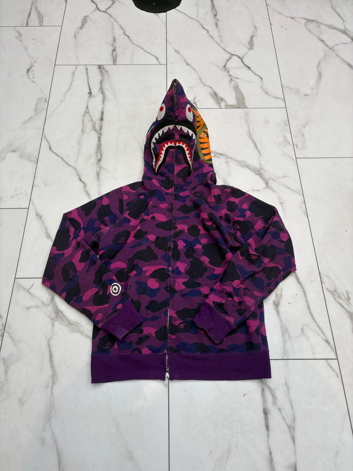 Bape Zip Up ‘Purple Camo’ PRE-OWNED