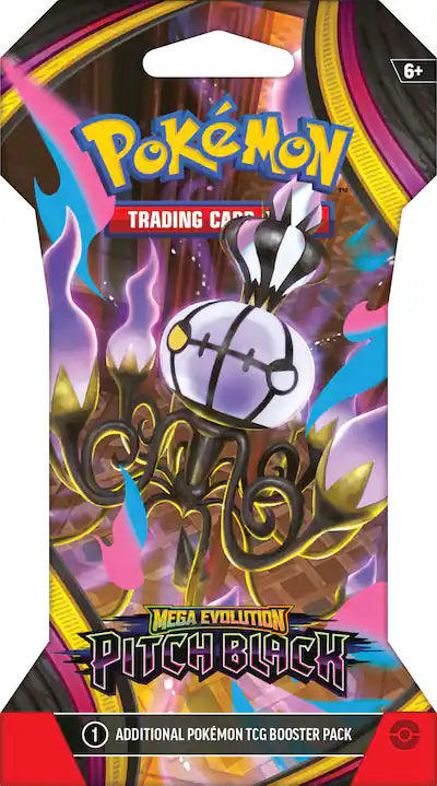 Pokémon Mega Evolution Pitch Black Sleeved Booster
