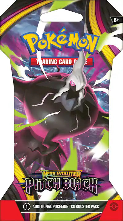 Pokémon Mega Evolution Pitch Black Sleeved Booster
