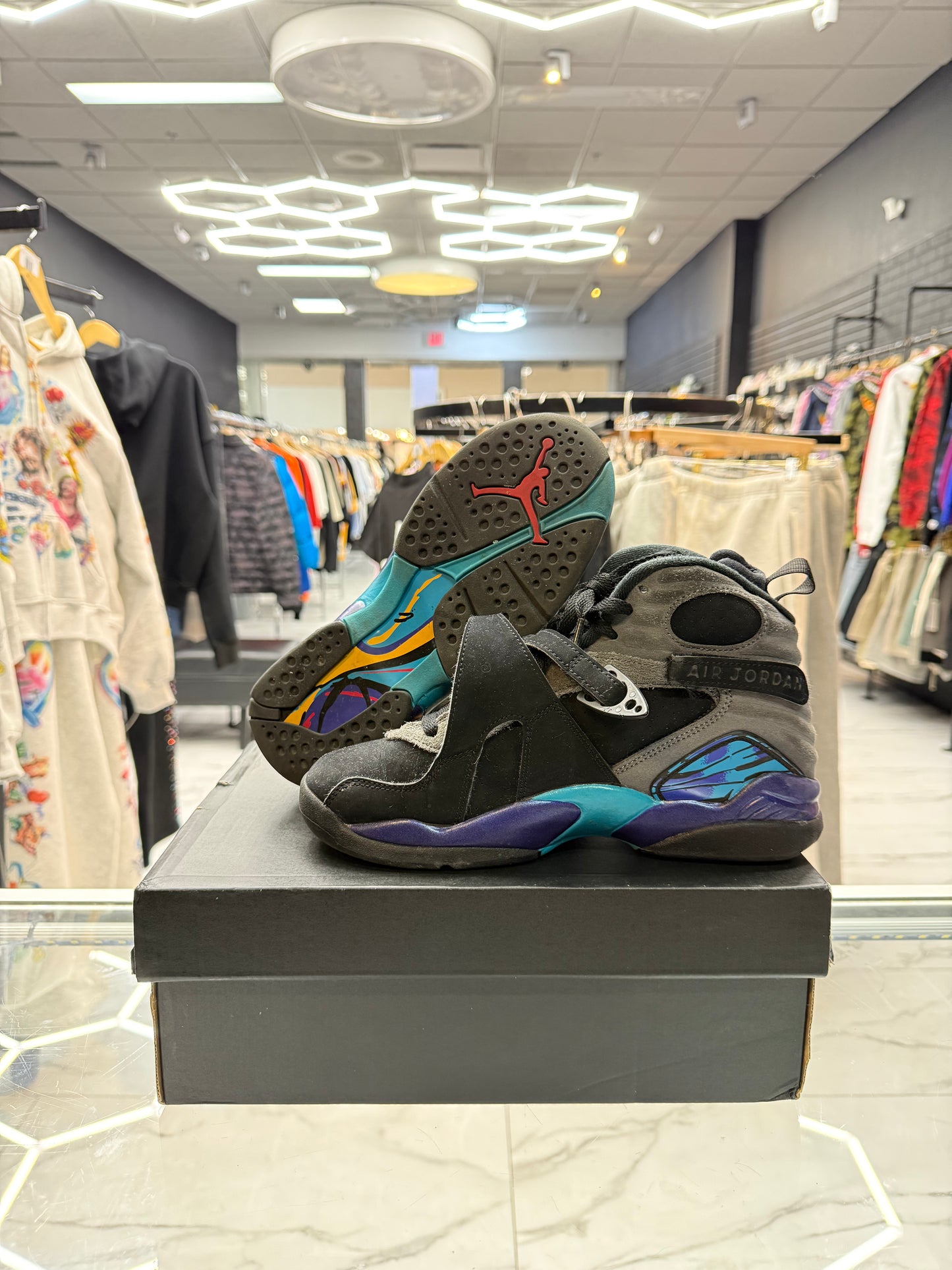 Jordan 8 ‘Aqua’ USED W BOX